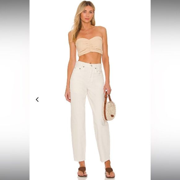 Lovers and friends KACEY TOP Cream Strapless Top - Picture 4 of 4